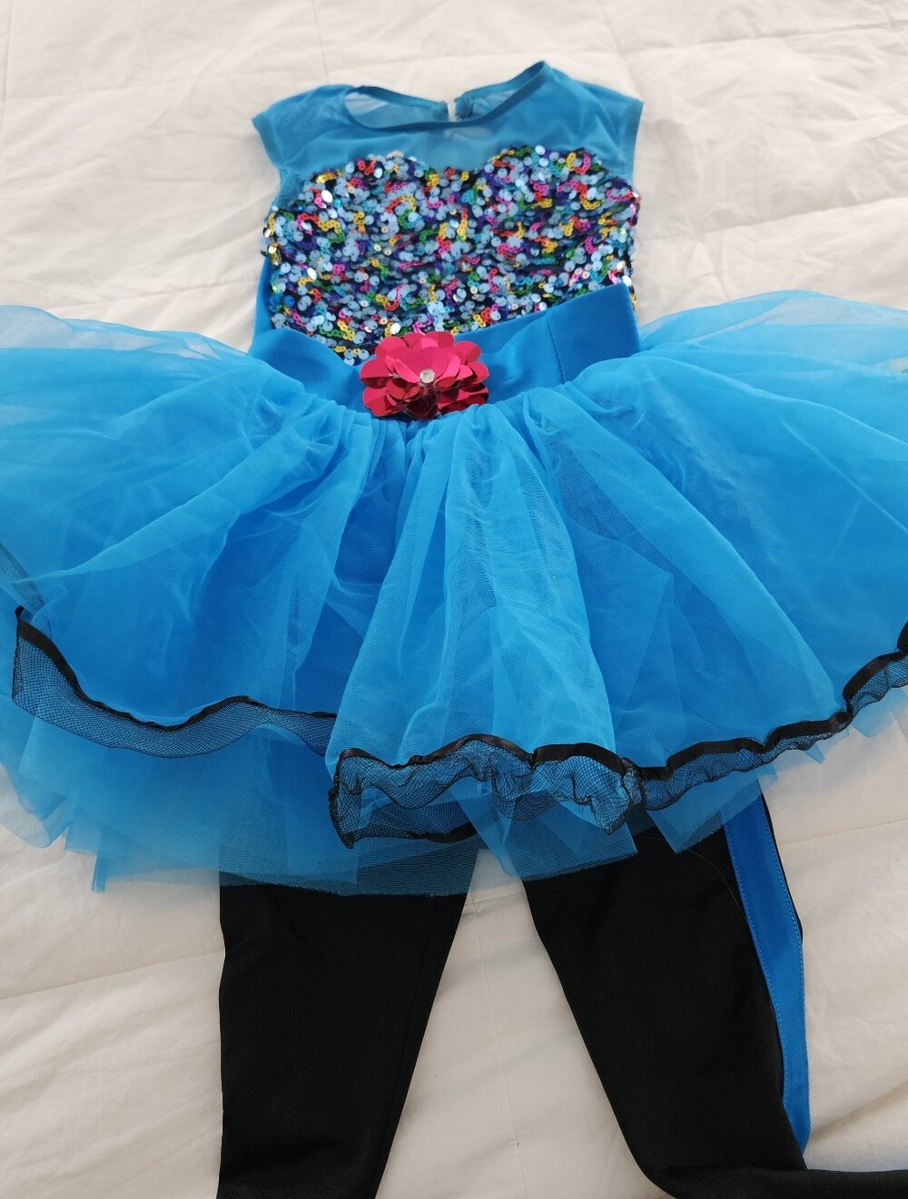 Weissman Cap Sleeve Legging and Tutu Dance Set, Style # 13734, Size IC